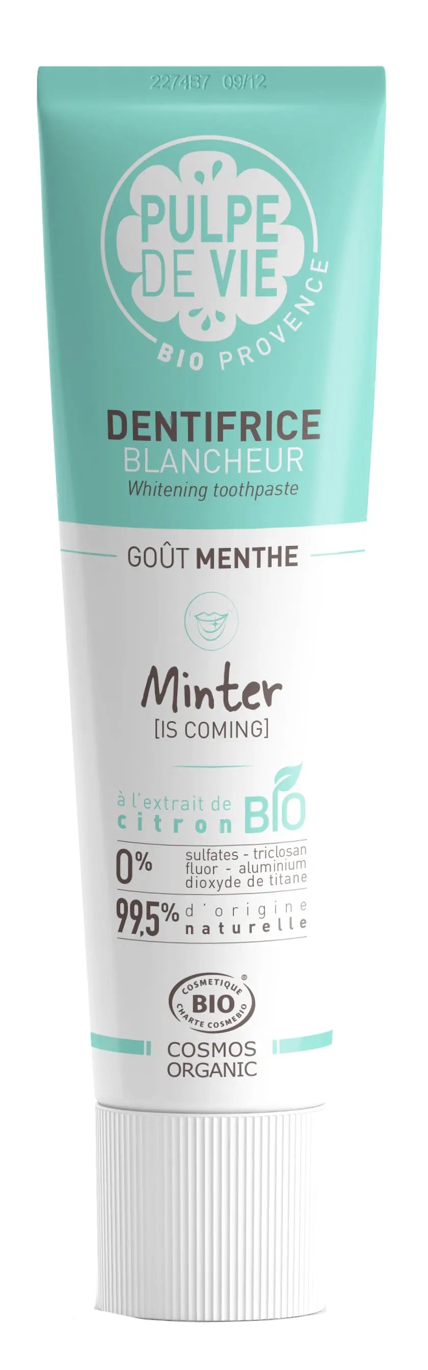 Pastă de dinți bio cu efect de albire - MINTER IS COMING - MEDUSÉ