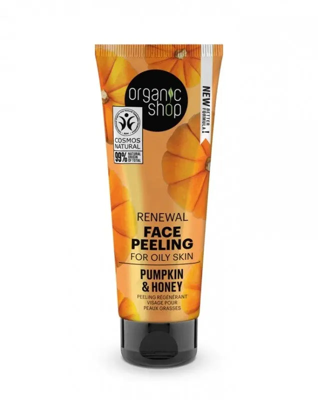 Peeling regenerant pentru ten gras Pumpkin Honey, 75ml - Organic Shop - MEDUSÉ