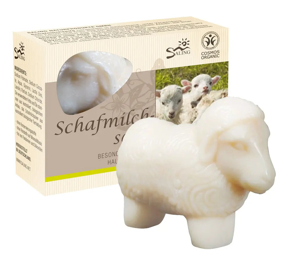 Saling Oiță albă săpun natural cu lapte de oaie - MEDUSÉ