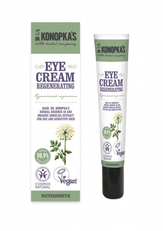 Crema contur ochi regeneranta pentru ten uscat sau sensibil, 20 ml - Dr. Konopka - MEDUSÉ