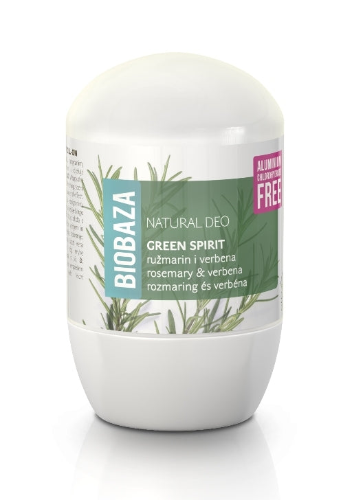 Deodorant natural pentru femei GREEN SPIRIT (verbina si rozmarin) - BIOBAZA - MEDUSÉ