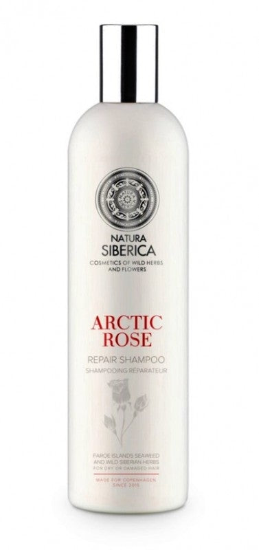 Sampon reparator pentru par uscat sau deteriorat Arctic Rose, Copenhagen 400 ml - Natura Siberica - MEDUSÉ