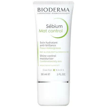 Fluid hidratant matifiant Bioderma Sebium Mat Control pentru ten mixt si gras, 30 ml - MEDUSÉ