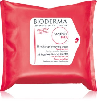 Bioderma Sensibio H2O - servetele demachiante pentru piele sensibila - 25 buc - MEDUSÉ