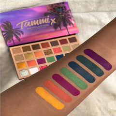 Paleta de fard de pleoape Makeup Revolution X Tammi Tropical Twilight - MEDUSÉ